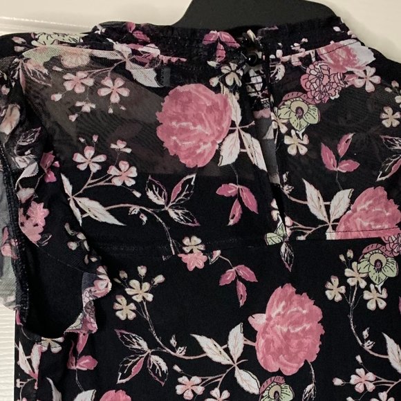 Crave Fame Floral Sleeveless Detailed Top Sz-Small - Picture 2 of 2